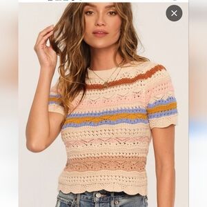 Heartloom the Arwen knit Striped sweater size small